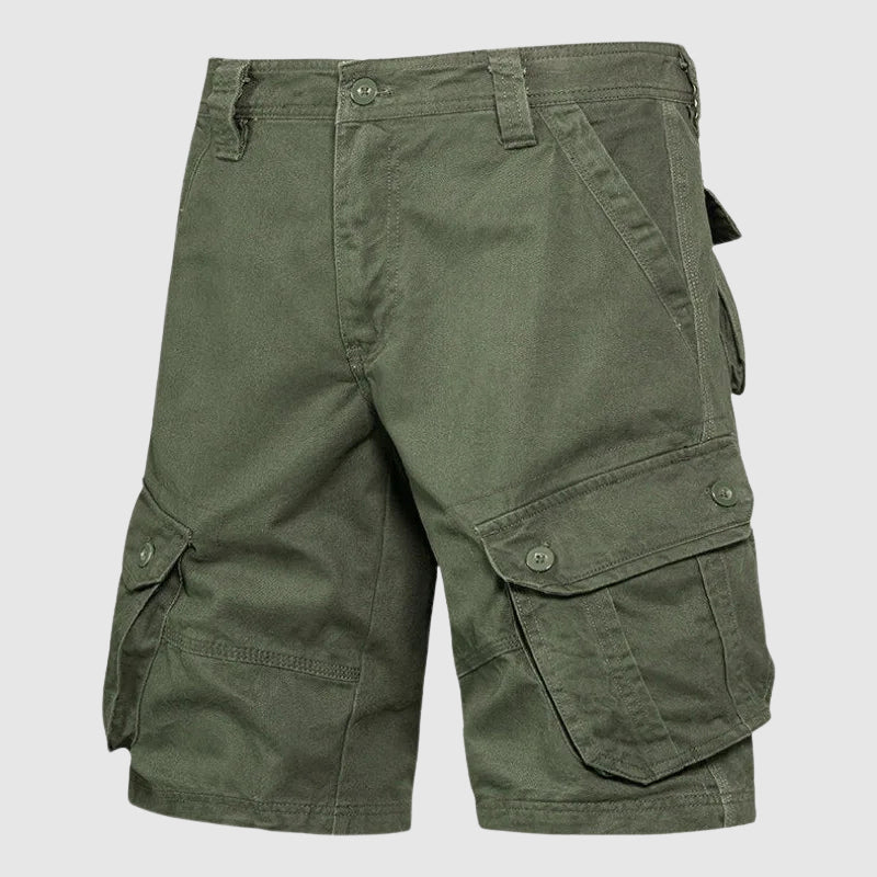 Theodore Willow Cotton Cargo Shorts Ash & Harbor