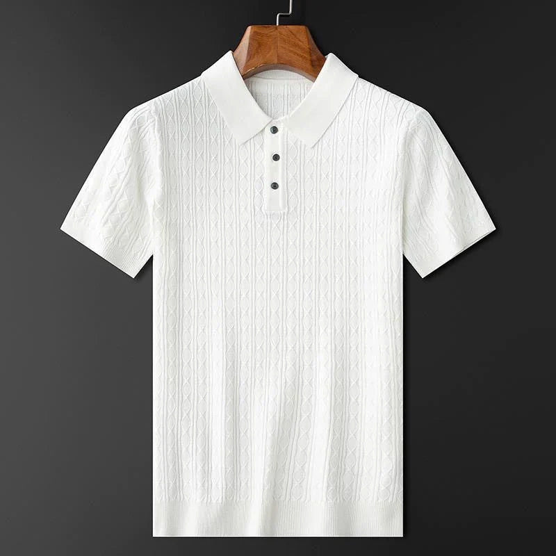 Theodore Willow Elegance Polo Shirt Ash & Harbor