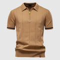 Theodore Willow MetroZip Polo Shirt Ash & Harbor
