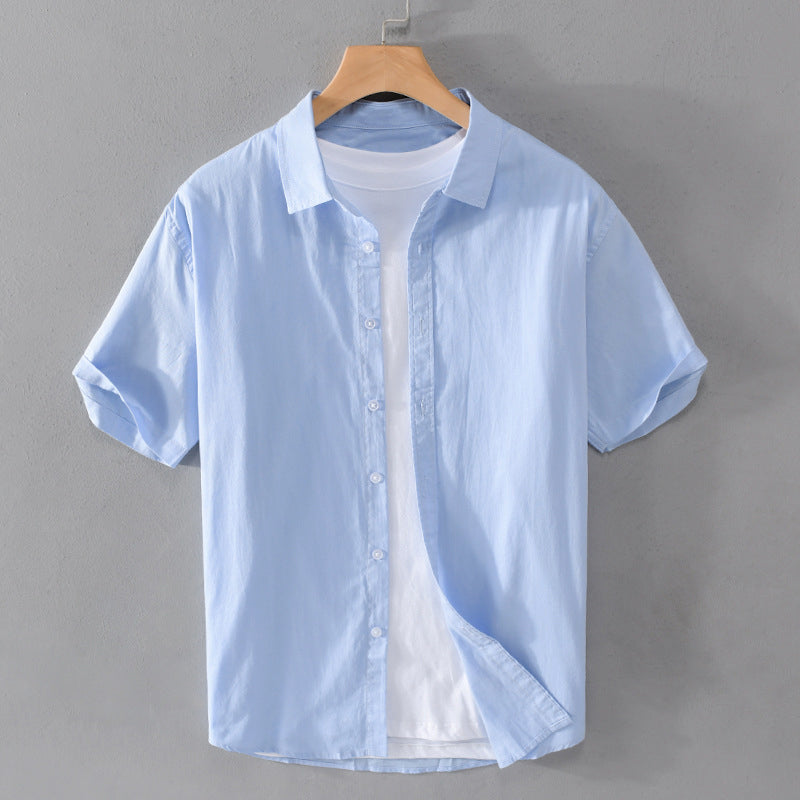 Theodore Willow Paradise Cotton Shirt Ash & Harbor
