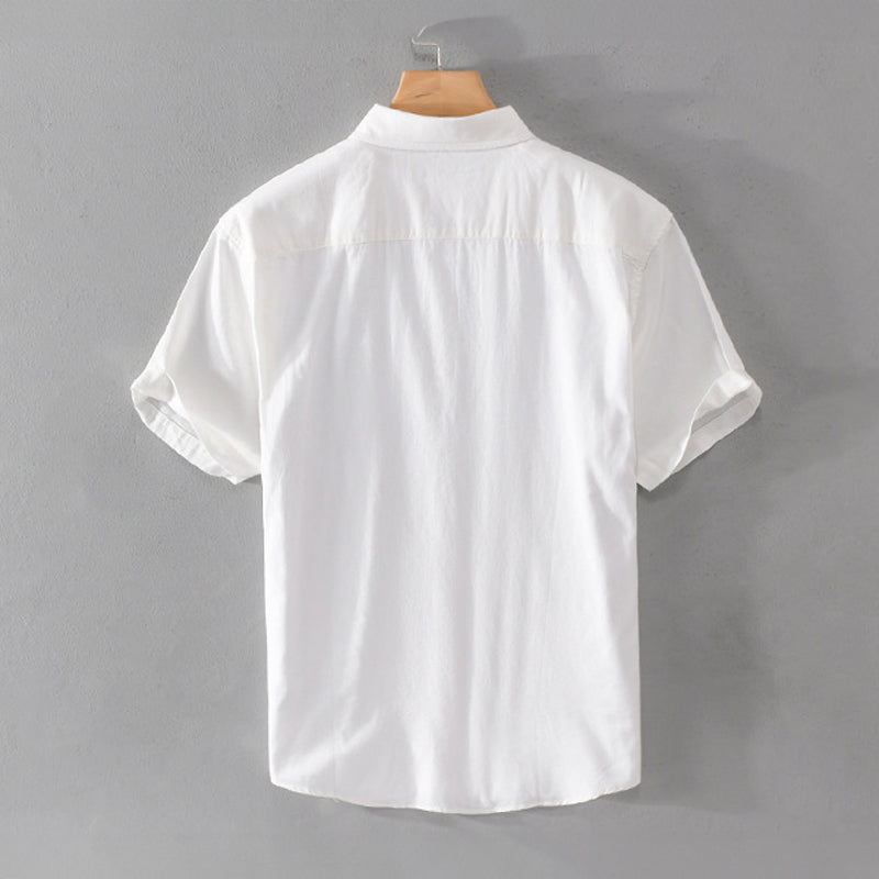 Theodore Willow Paradise Cotton Shirt Ash & Harbor