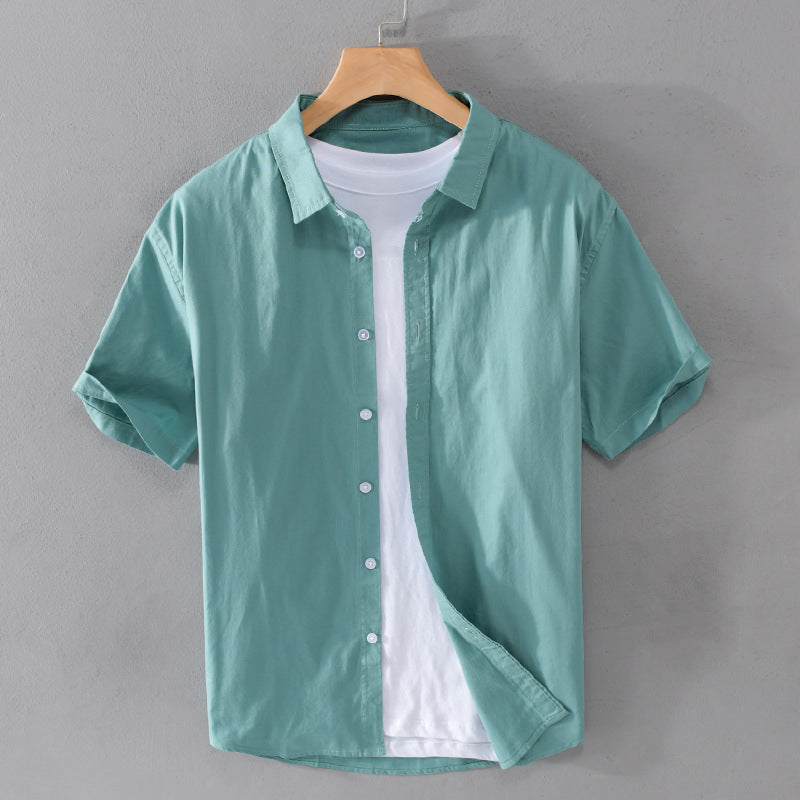 Theodore Willow Paradise Cotton Shirt Ash & Harbor