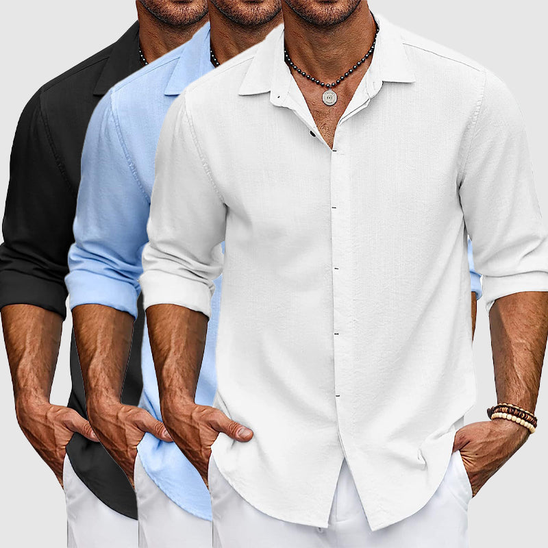 Theodore Willow Porto Alegre Shirt Ash & Harbor