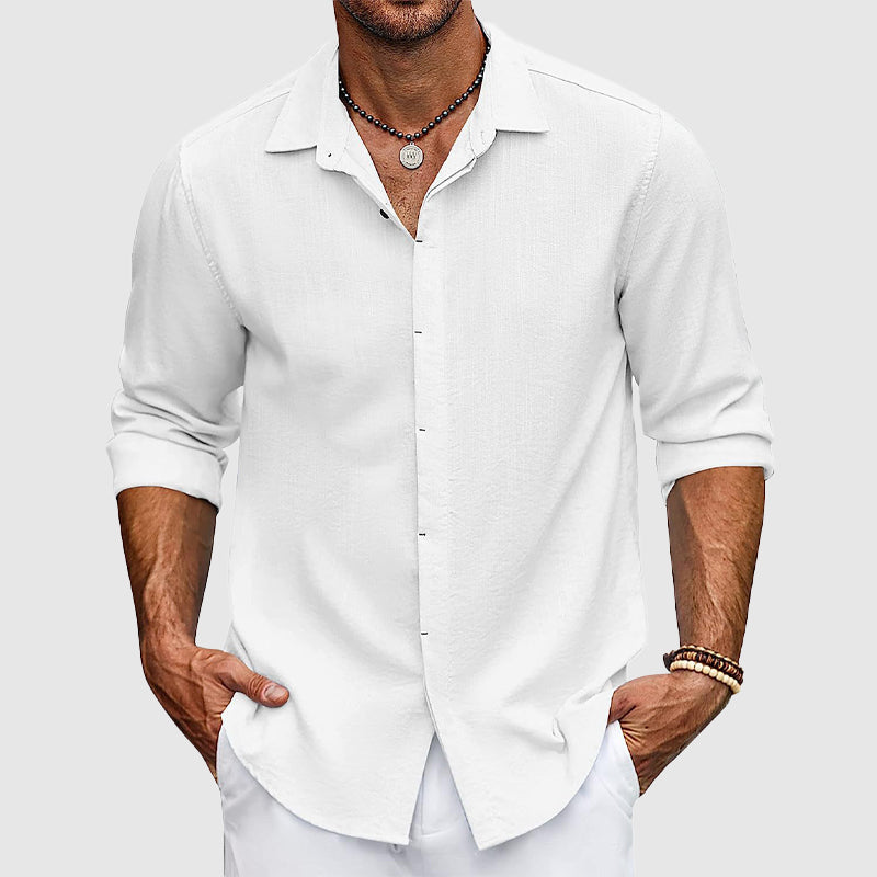 Theodore Willow Porto Alegre Shirt Ash & Harbor