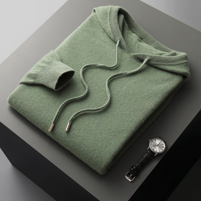 Theodore Willow Premium Merino Hoodie Ash & Harbor