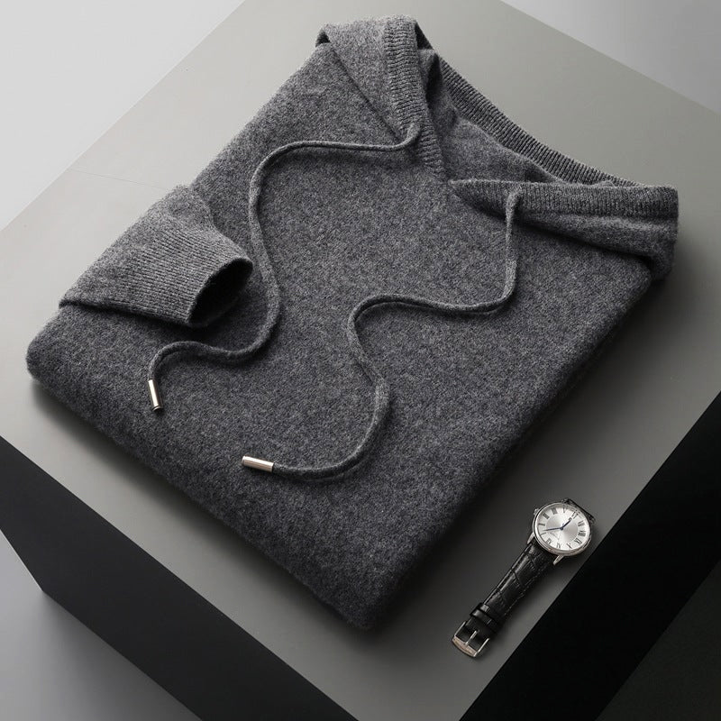 Theodore Willow Premium Merino Hoodie Ash & Harbor