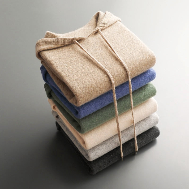 Theodore Willow Premium Merino Hoodie Ash & Harbor