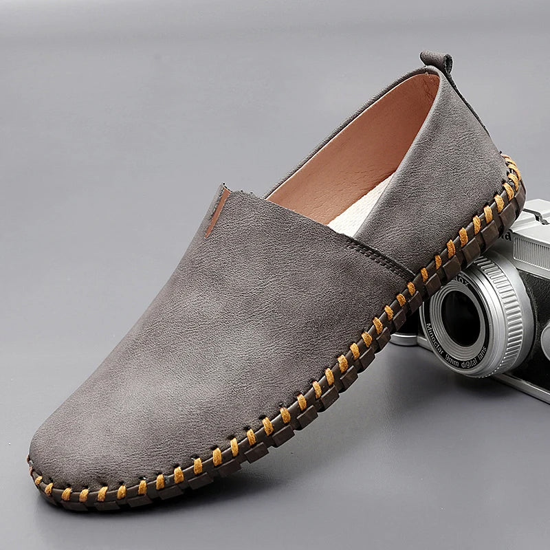 Theodore Willow Santorini Leather Loafers Ash & Harbor