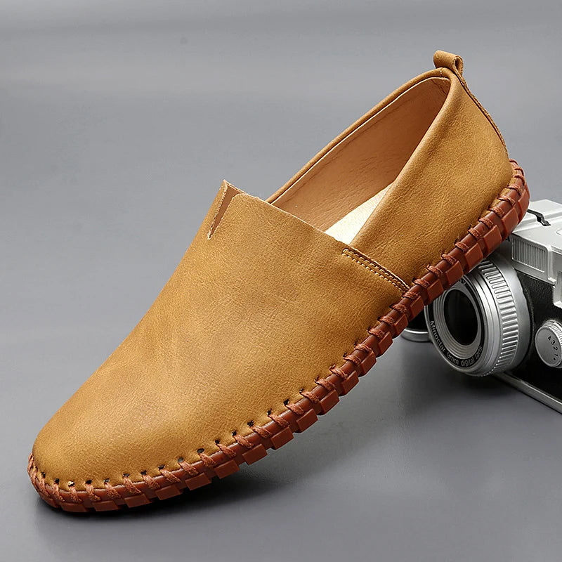 Theodore Willow Santorini Leather Loafers Ash & Harbor