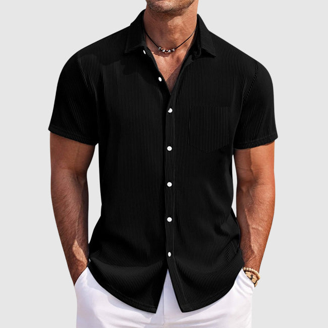 Theodore Willow Striped Summer Shirt Ash & Harbor