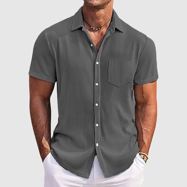 Theodore Willow Striped Summer Shirt Ash & Harbor