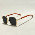 Vintage-Look Sunglasses with Wooden Arms Cole Hampton