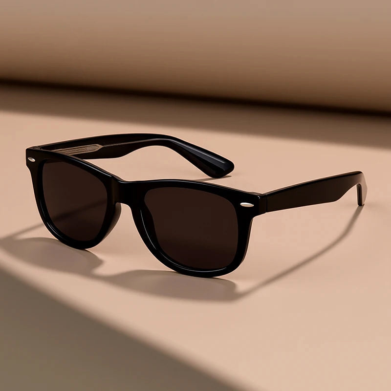 Vintage Square Sunglasses with Polarized Lenses Cole Hampton