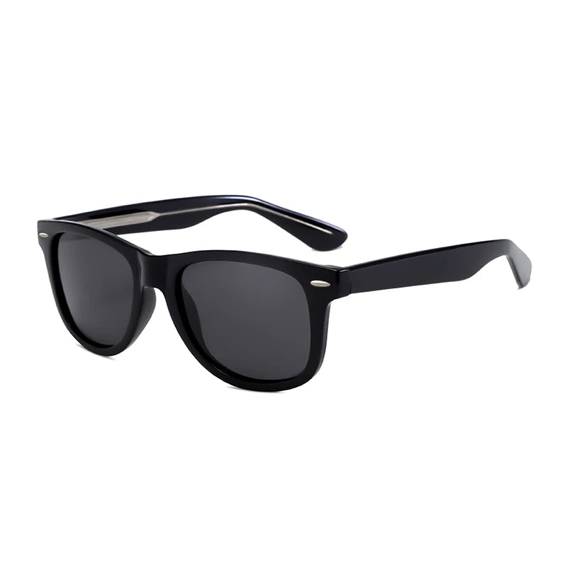 Vintage Square Sunglasses with Polarized Lenses Cole Hampton