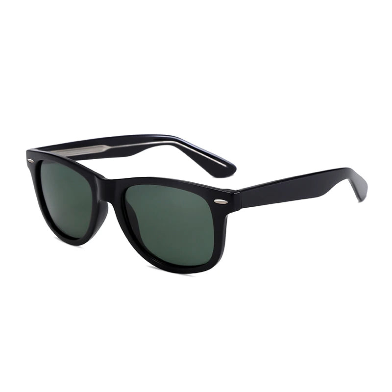 Vintage Square Sunglasses with Polarized Lenses Cole Hampton