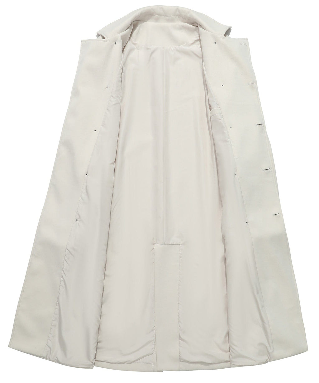 Metropolitan Trench Coat – Men's Double-Breasted Wool-Look Overcoat – Classic Business Cole Hampton