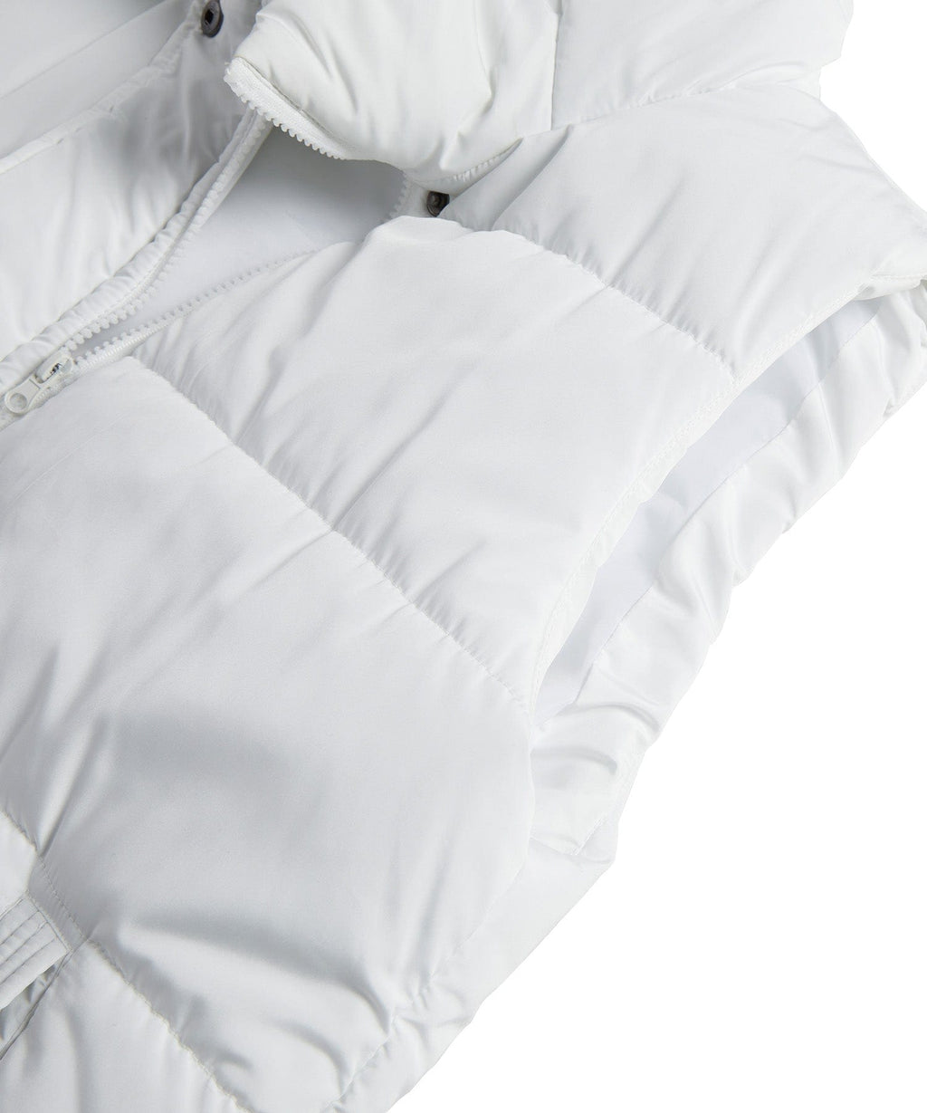 Polaris Vest – Men's Long Quilted Puffer Vest – Stand Collar Gilet Cole Hampton