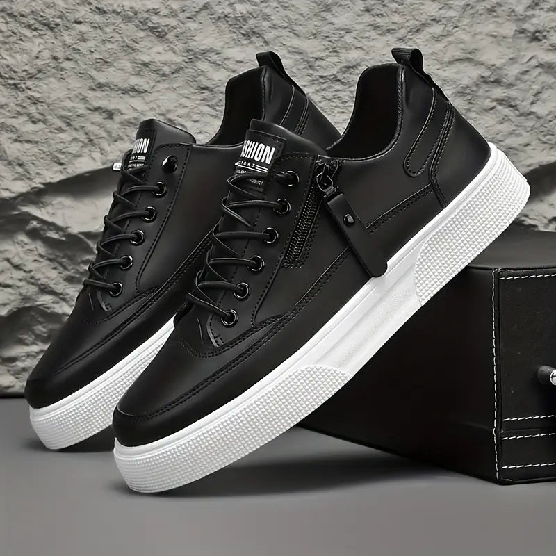 Weston Premium Leather Sneakers Ash & Harbor