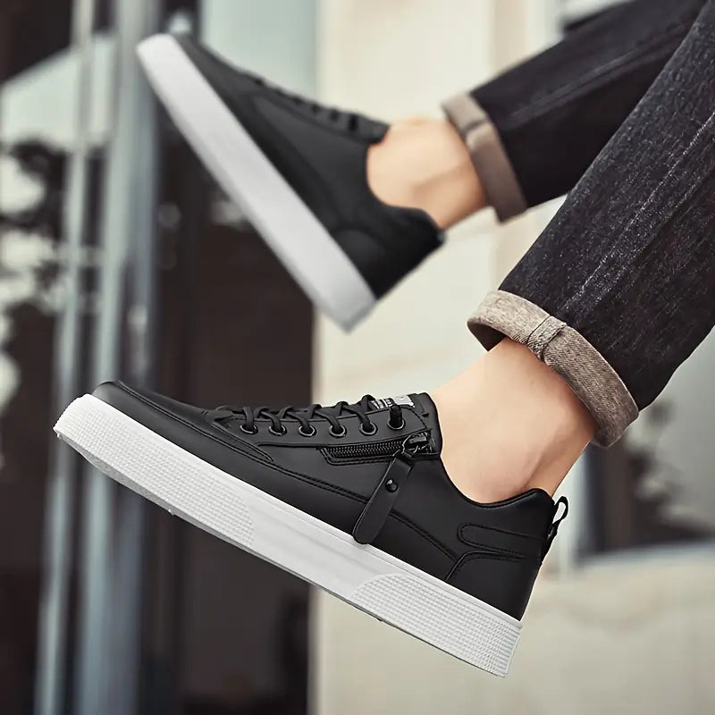 Weston Premium Leather Sneakers Ash & Harbor