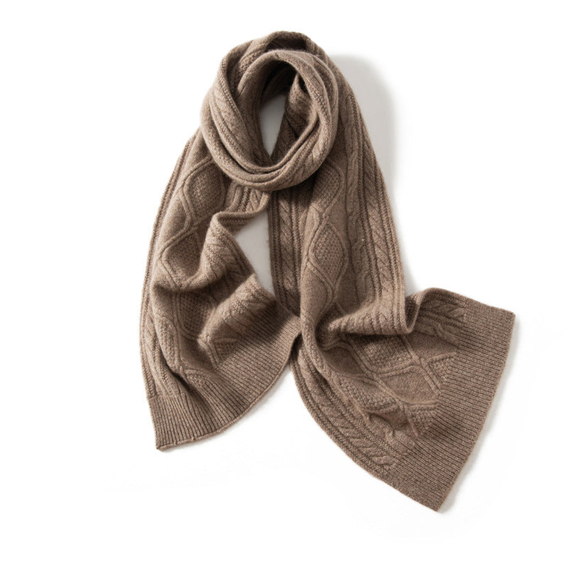 Winter Grace Textured Cashmere Scarf Cole Hampton