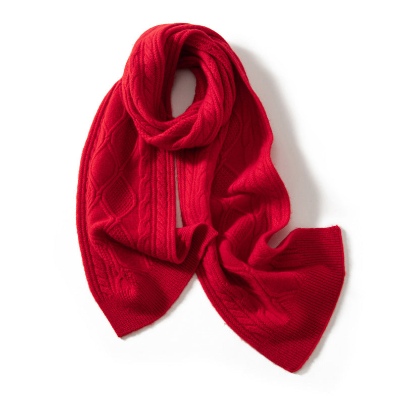 Winter Grace Textured Cashmere Scarf Cole Hampton
