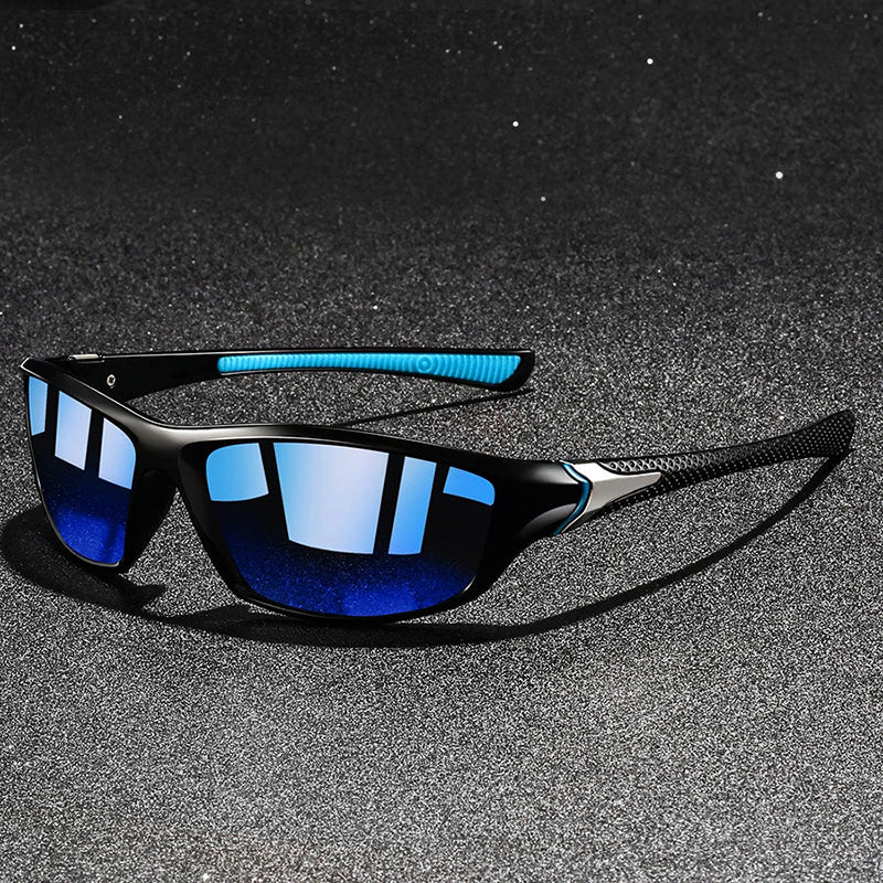 Wrap Around Sport Sunglasses with Mirrored Lenses Cole Hampton