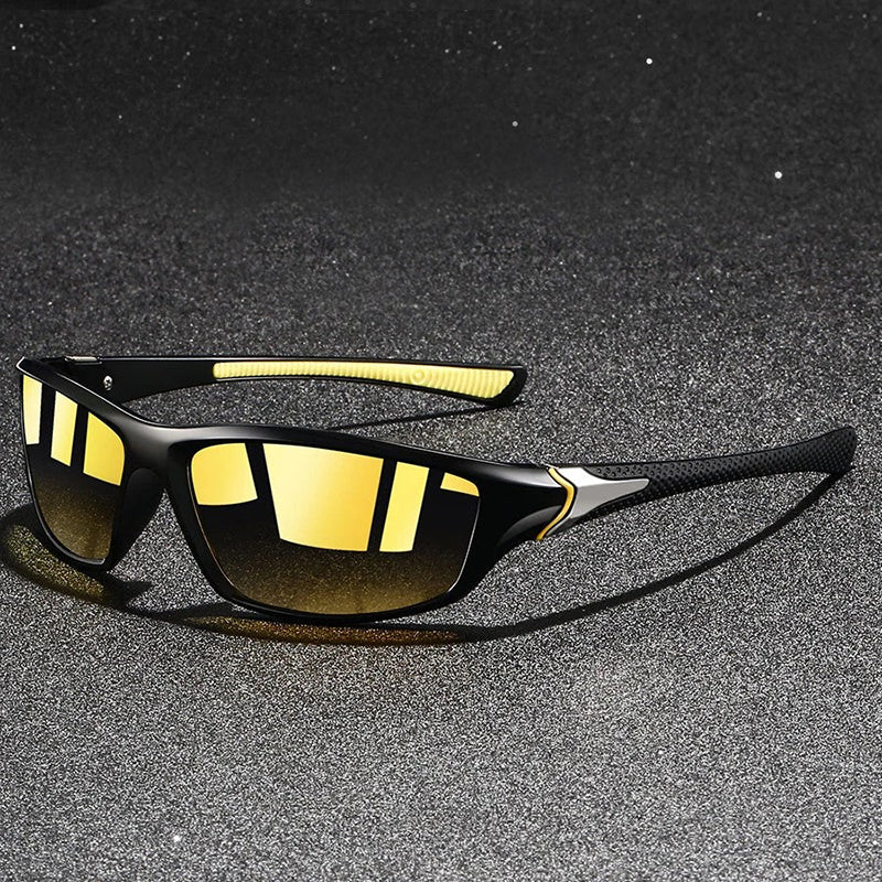 Wrap Around Sport Sunglasses with Mirrored Lenses Cole Hampton