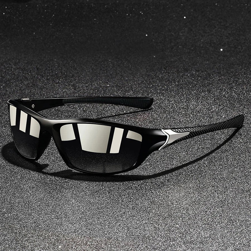 Wrap Around Sport Sunglasses with Mirrored Lenses Cole Hampton