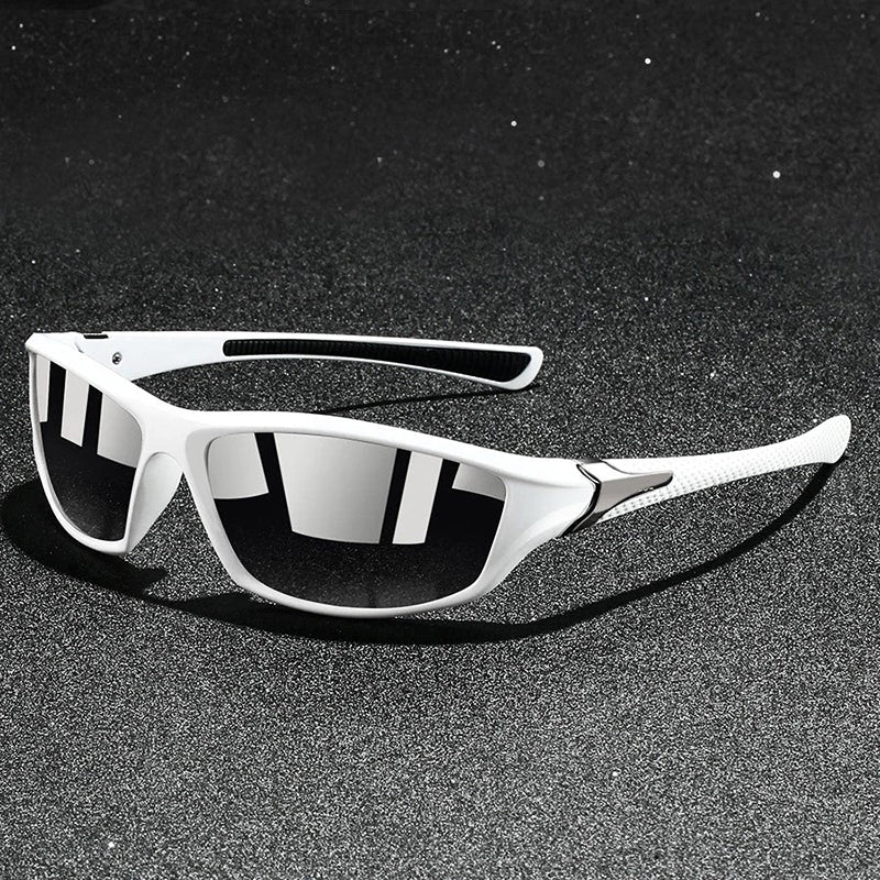 Wrap Around Sport Sunglasses with Mirrored Lenses Cole Hampton