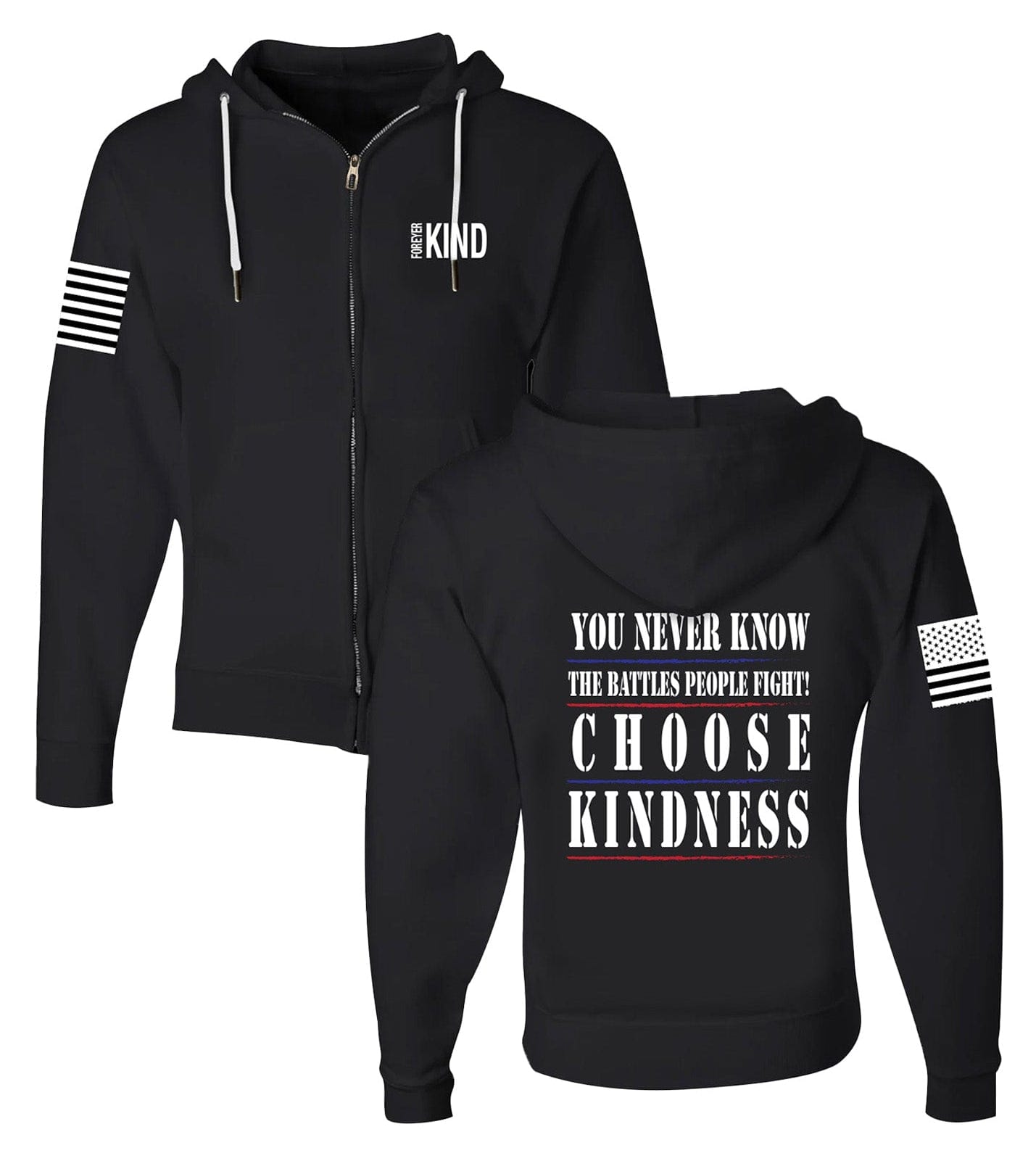 Patriot Hoodie – Men's Heavyweight Graphic Fleece Hoodie – Oversized Statement Cole Hampton