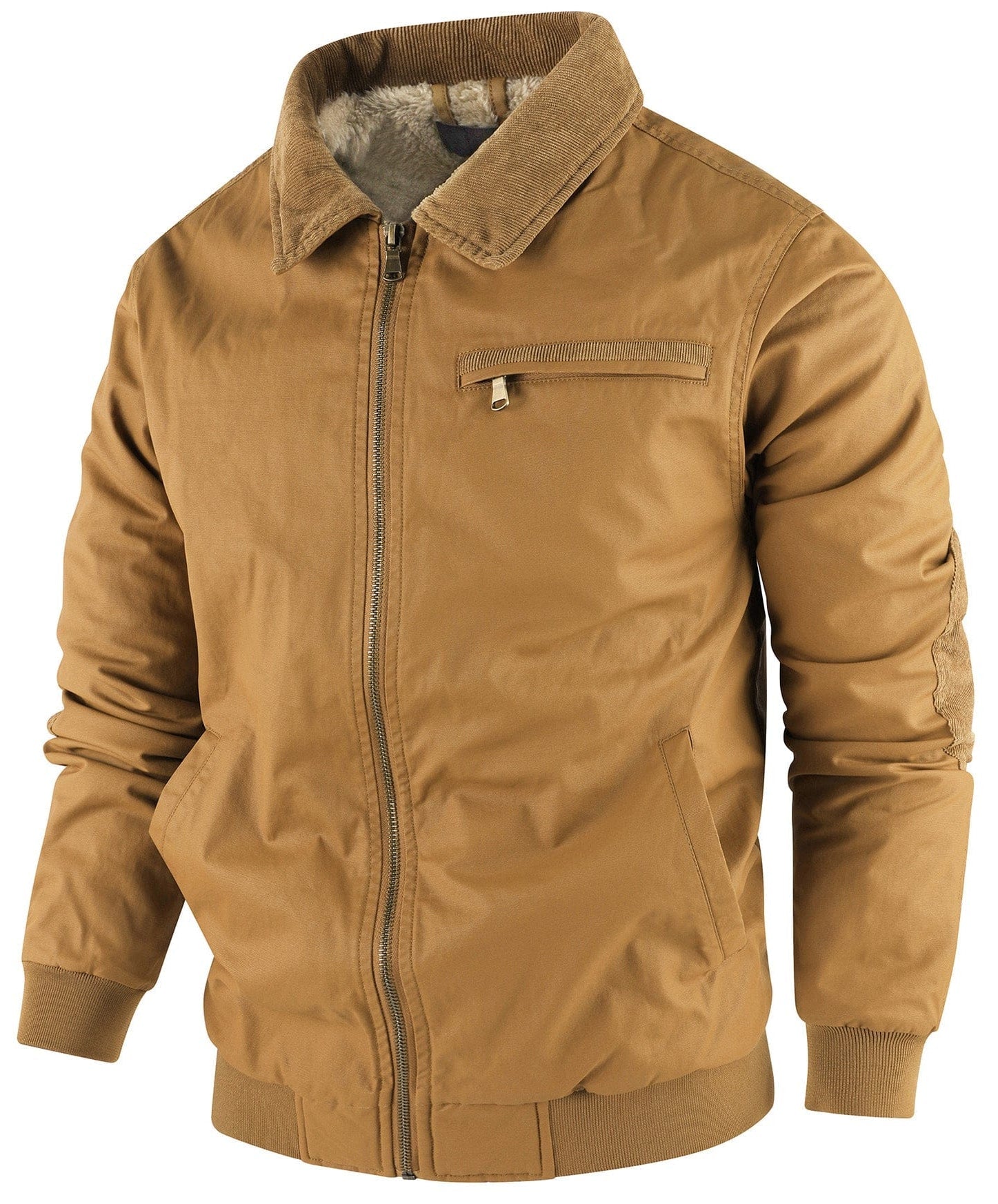 Valebrook Jacket – Men's Fleece-Lined Bomber Jacket – Warm Winter Cole Hampton