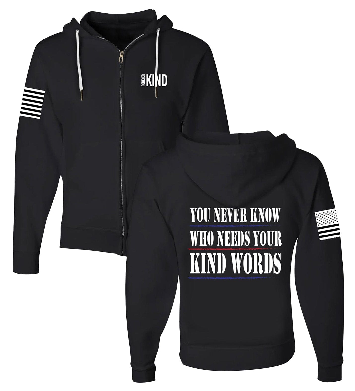 Patriot Hoodie – Men's Heavyweight Graphic Fleece Hoodie – Oversized Statement Cole Hampton