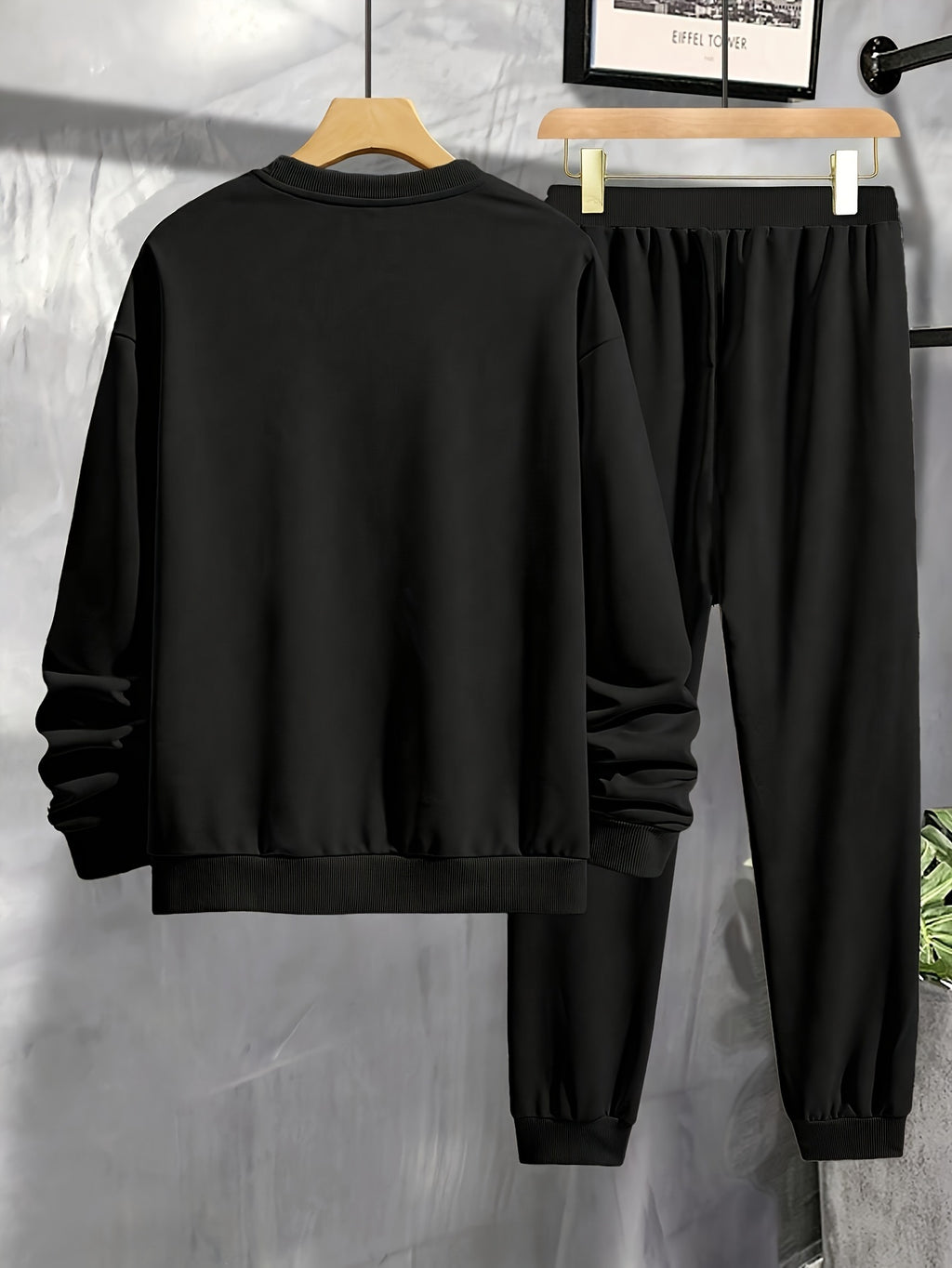 Print Men's 2pcs Set Trendy Apparel Printed Sweatshirt and Long Pants 2pcs Set Sweatshirt Long Pants Sweatshirt and Jogger Pants Set Cole Hampton