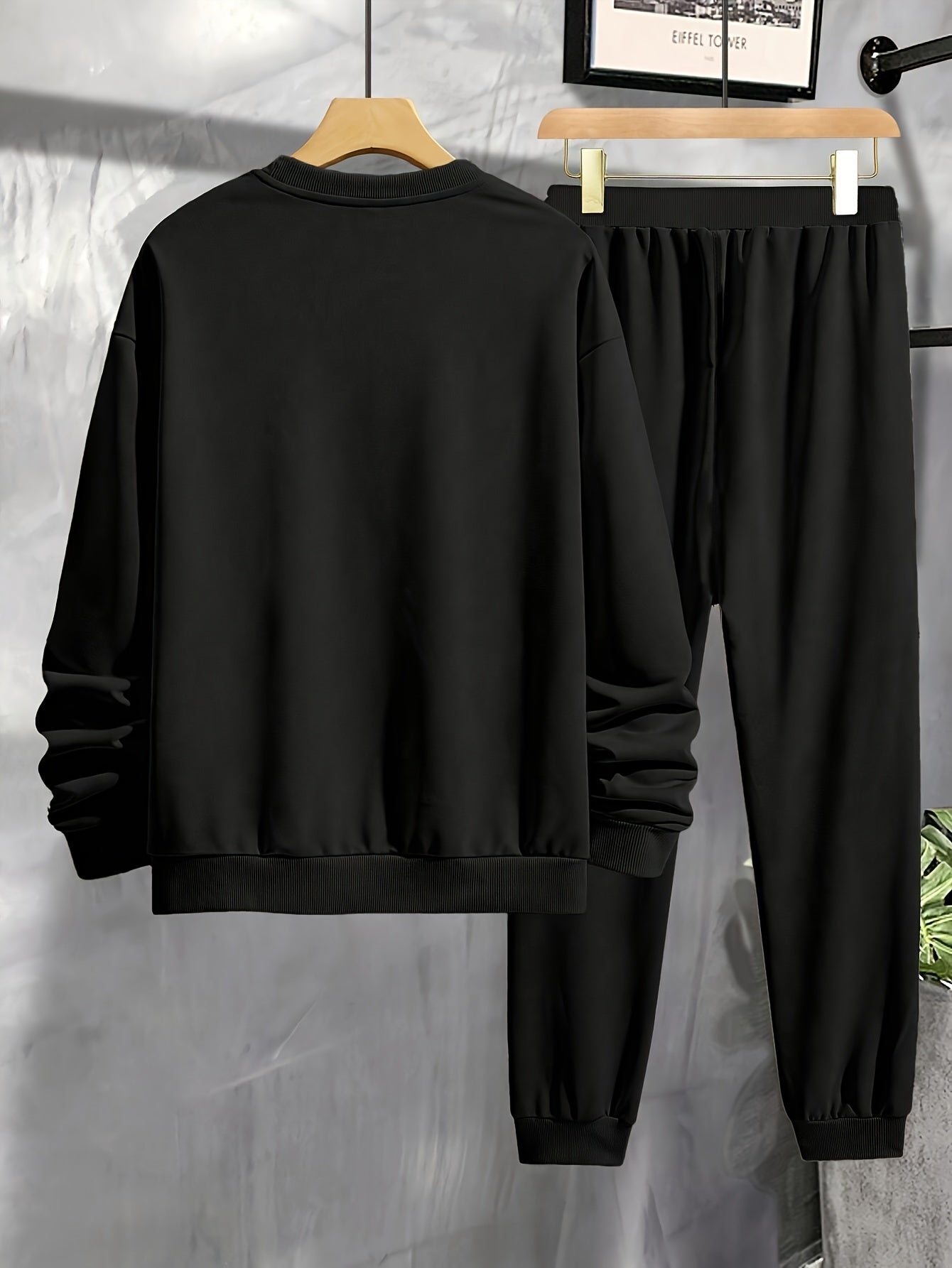 Print Men's 2pcs Set Trendy Apparel Printed Sweatshirt and Long Pants 2pcs Set Sweatshirt Long Pants Sweatshirt and Jogger Pants Set Cole Hampton