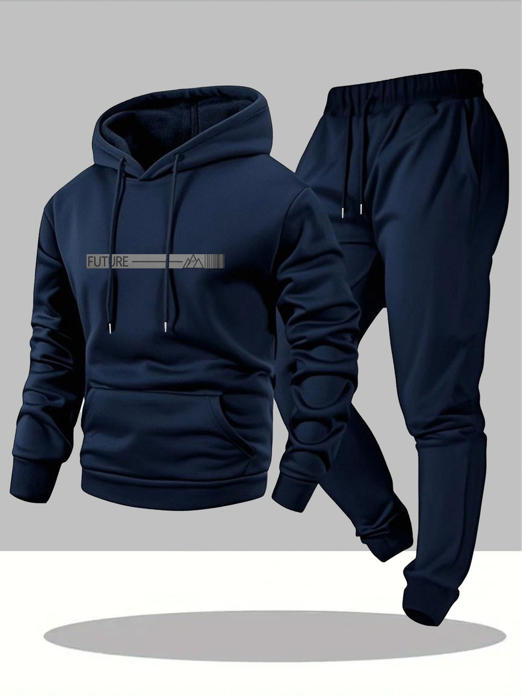 Men'S 2pcs Set, Casual Crew Neck Long Sleeve Hooded Sweatshirt And Sweatpants Suit, Suitable for Winter And Autumn, Sportswear Suit, Sweater Hoodie, Sports Top, Jogging Pants, Sweatpants, Hoodie, Sweatshirt, Pants, Hooded Top, Sports Pants Cole Hampton