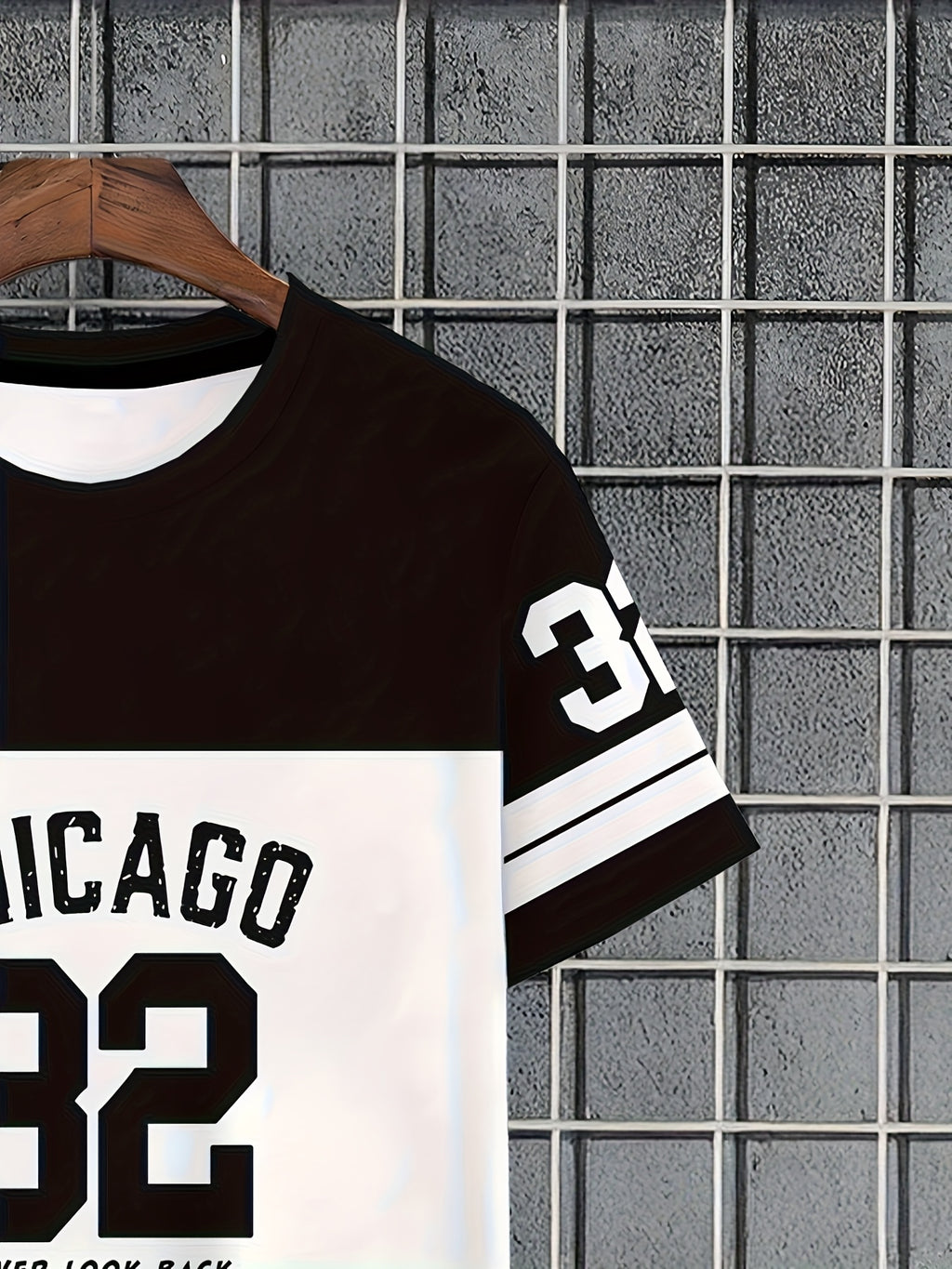 Men's Casual T-Shirt, Crew Neck Short Sleeve and Shorts Set, with Striking "32" Number Pattern, Breathable Regular Fit for Daily and Formal Wear Cole Hampton