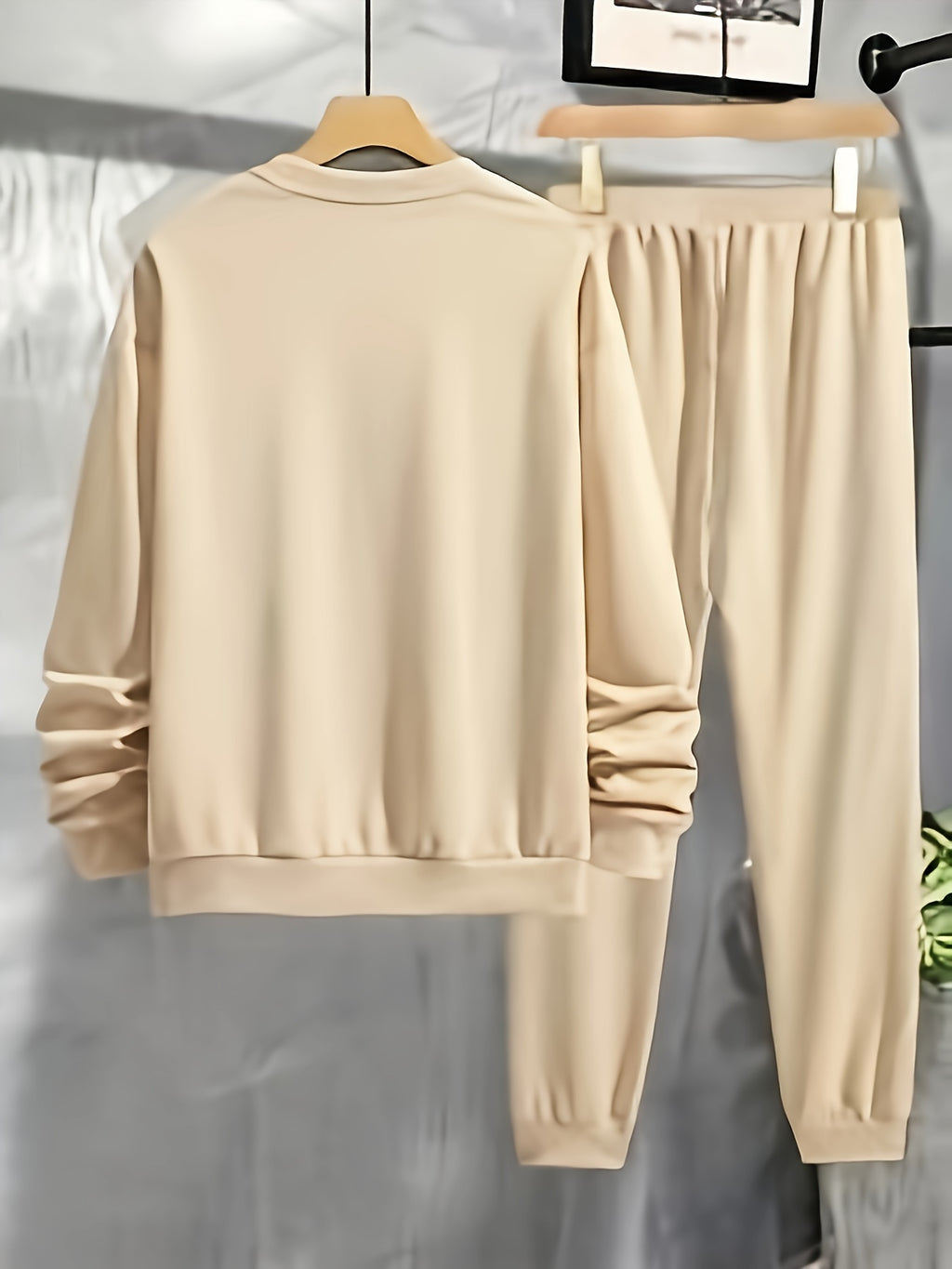 Print Men's 2pcs Set Trendy Apparel Printed Sweatshirt and Long Pants 2pcs Set Sweatshirt Long Pants Sweatshirt and Jogger Pants Set Cole Hampton