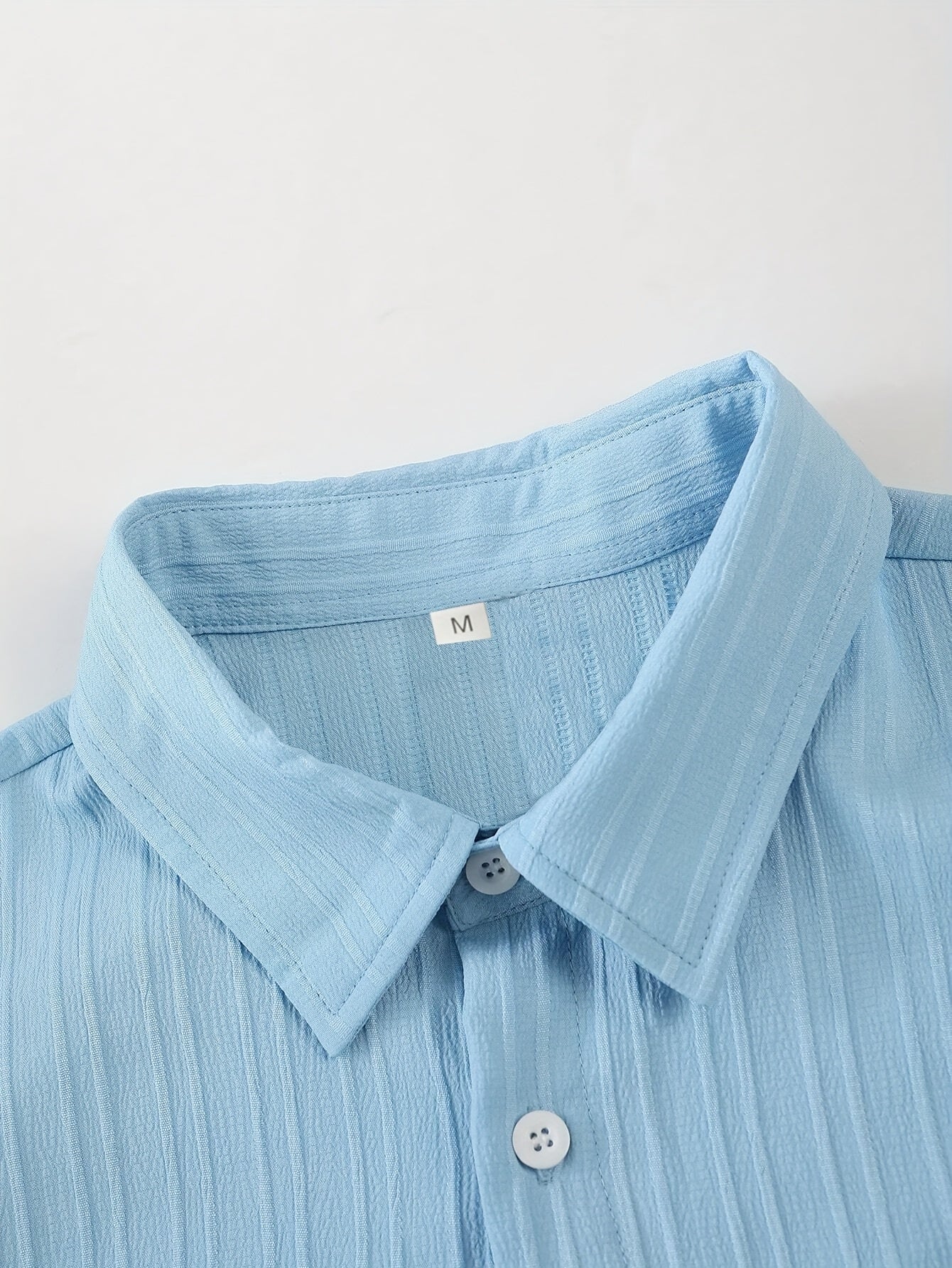 Men's Striped Casual Short-Sleeve Shirt + Casual Drawstring Lined Long Pants 2pcs Set with Elastic Waistband for Holiday Leisure Outings Cole Hampton