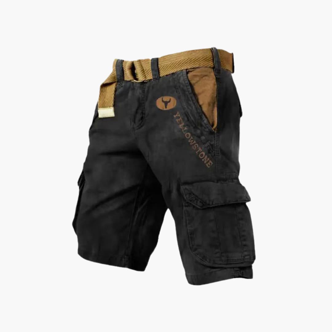 Lance | Men's Cargo Shorts with Belt & Multiple Pockets Cole Hampton