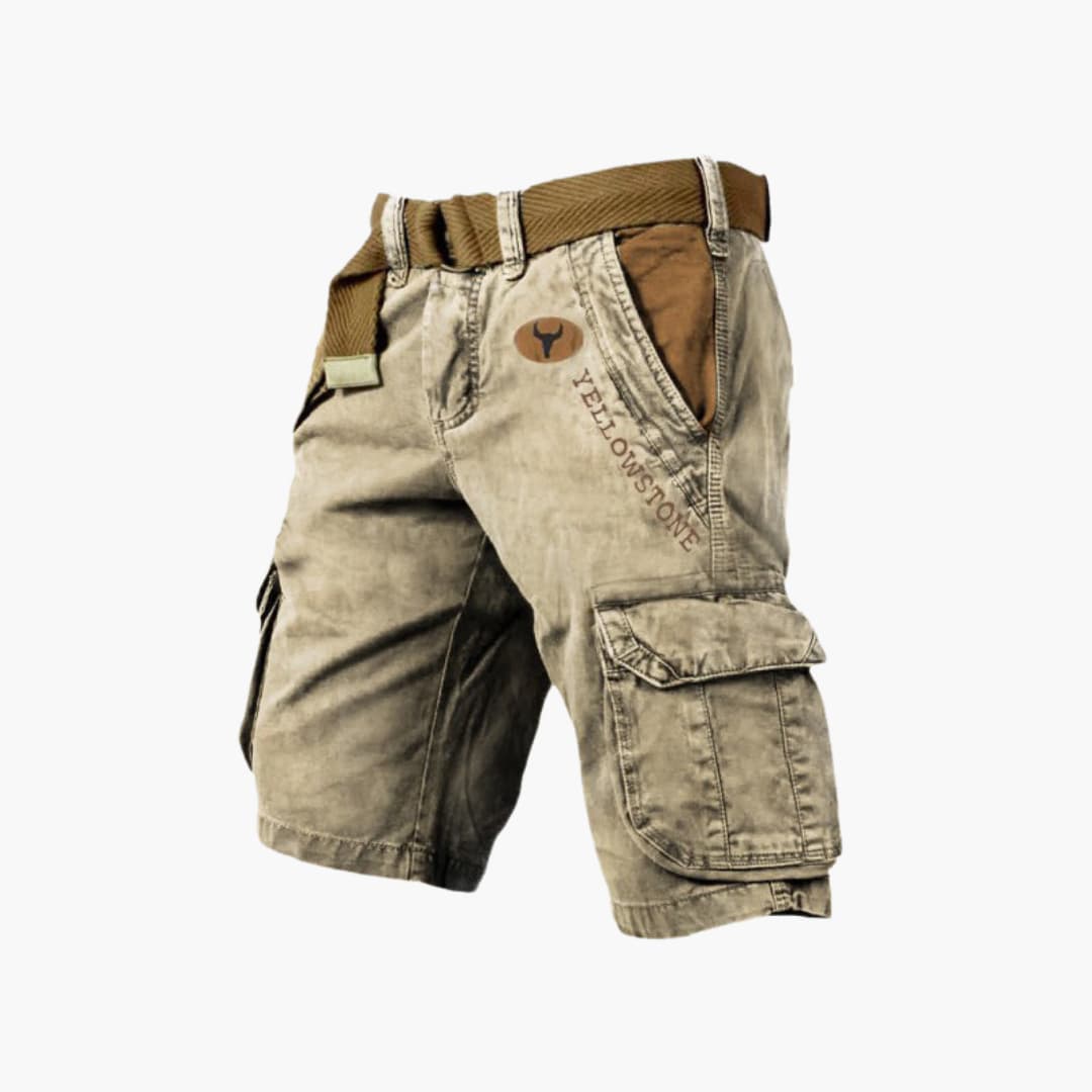 Lance | Men's Cargo Shorts with Belt & Multiple Pockets Cole Hampton