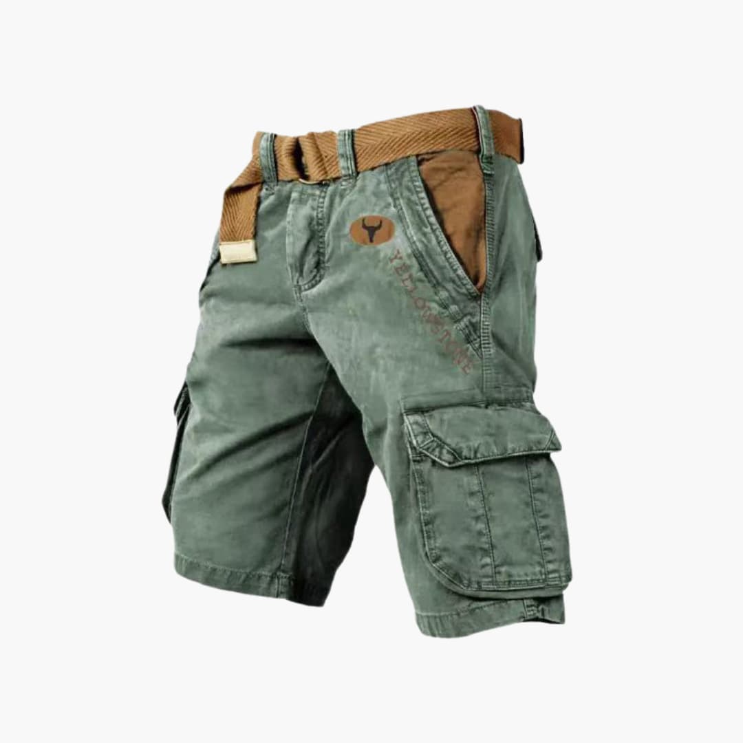 Lance | Men's Cargo Shorts with Belt & Multiple Pockets Cole Hampton