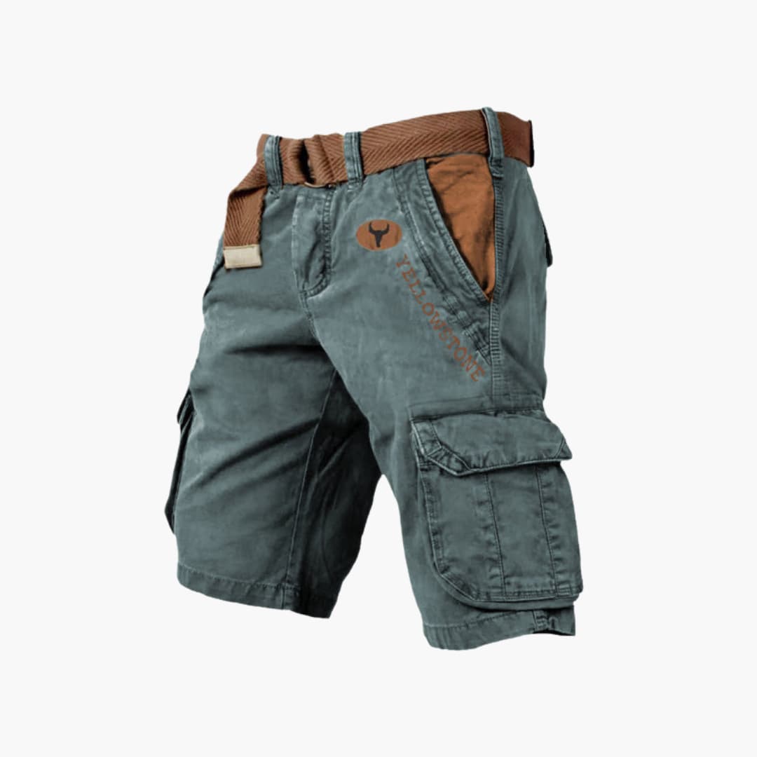 Lance | Men's Cargo Shorts with Belt & Multiple Pockets Cole Hampton