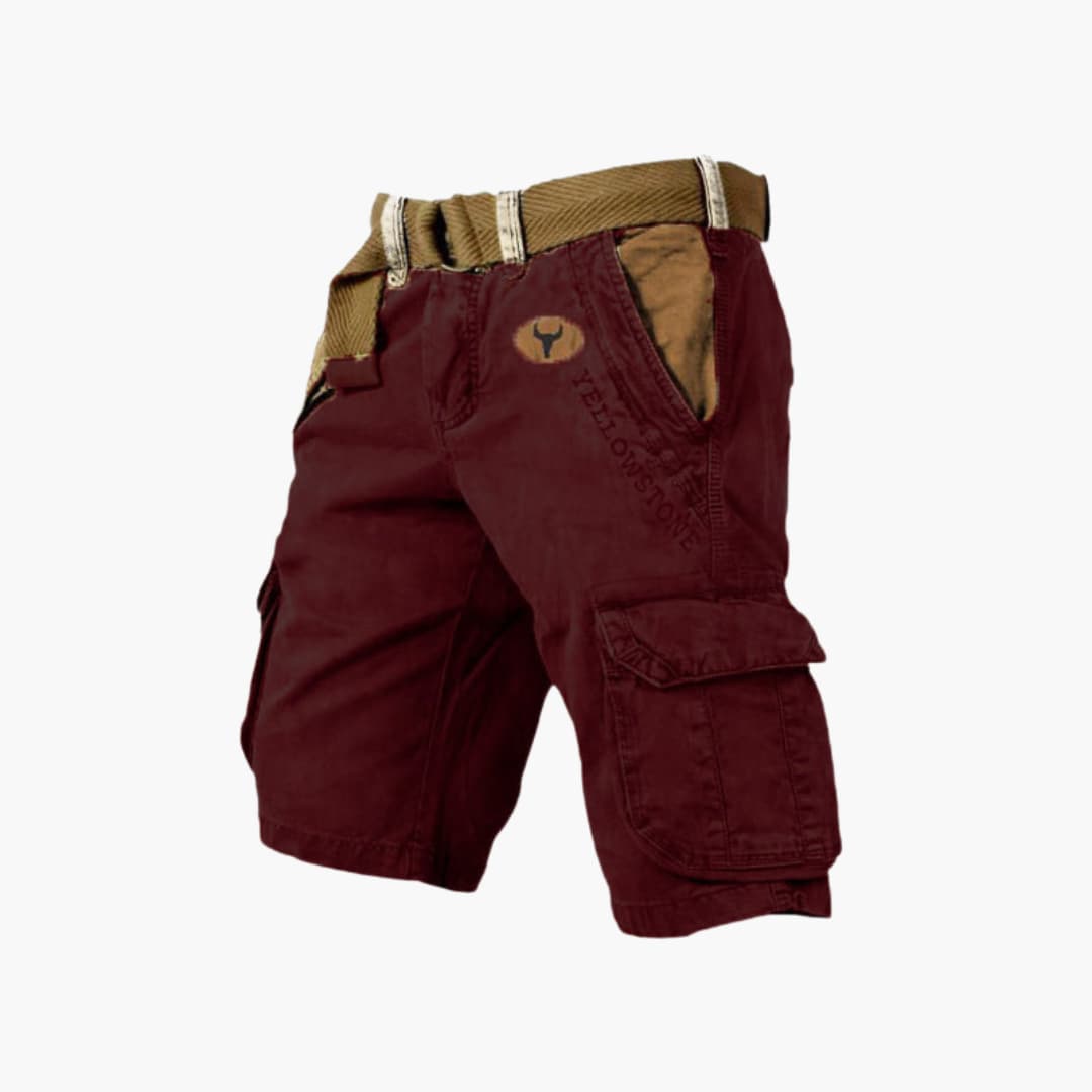 Lance | Men's Cargo Shorts with Belt & Multiple Pockets Cole Hampton