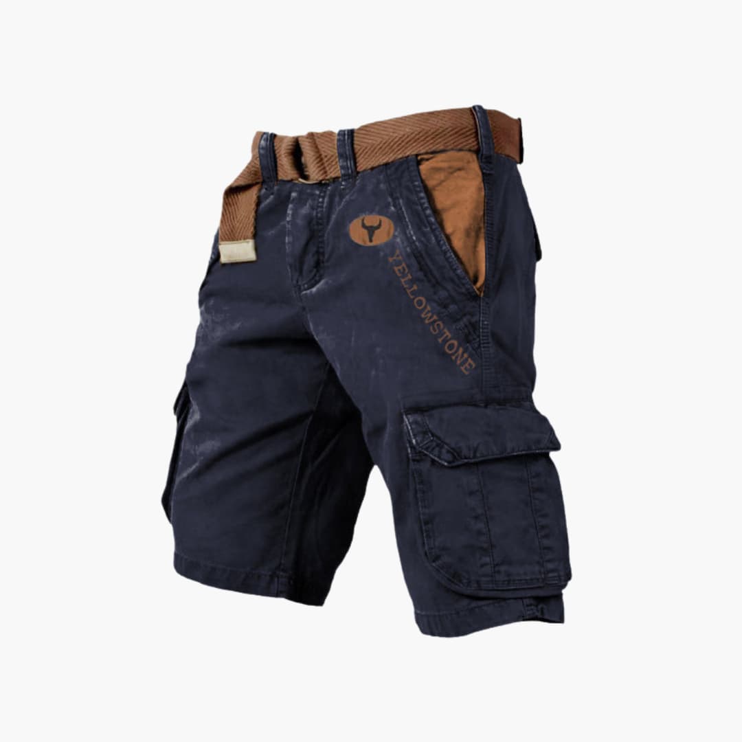 Lance | Men's Cargo Shorts with Belt & Multiple Pockets Cole Hampton