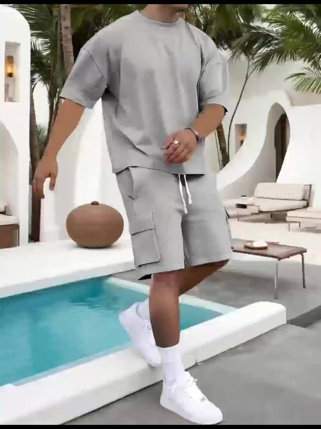 Men's Sport Casual Shorts Set Cole Hampton