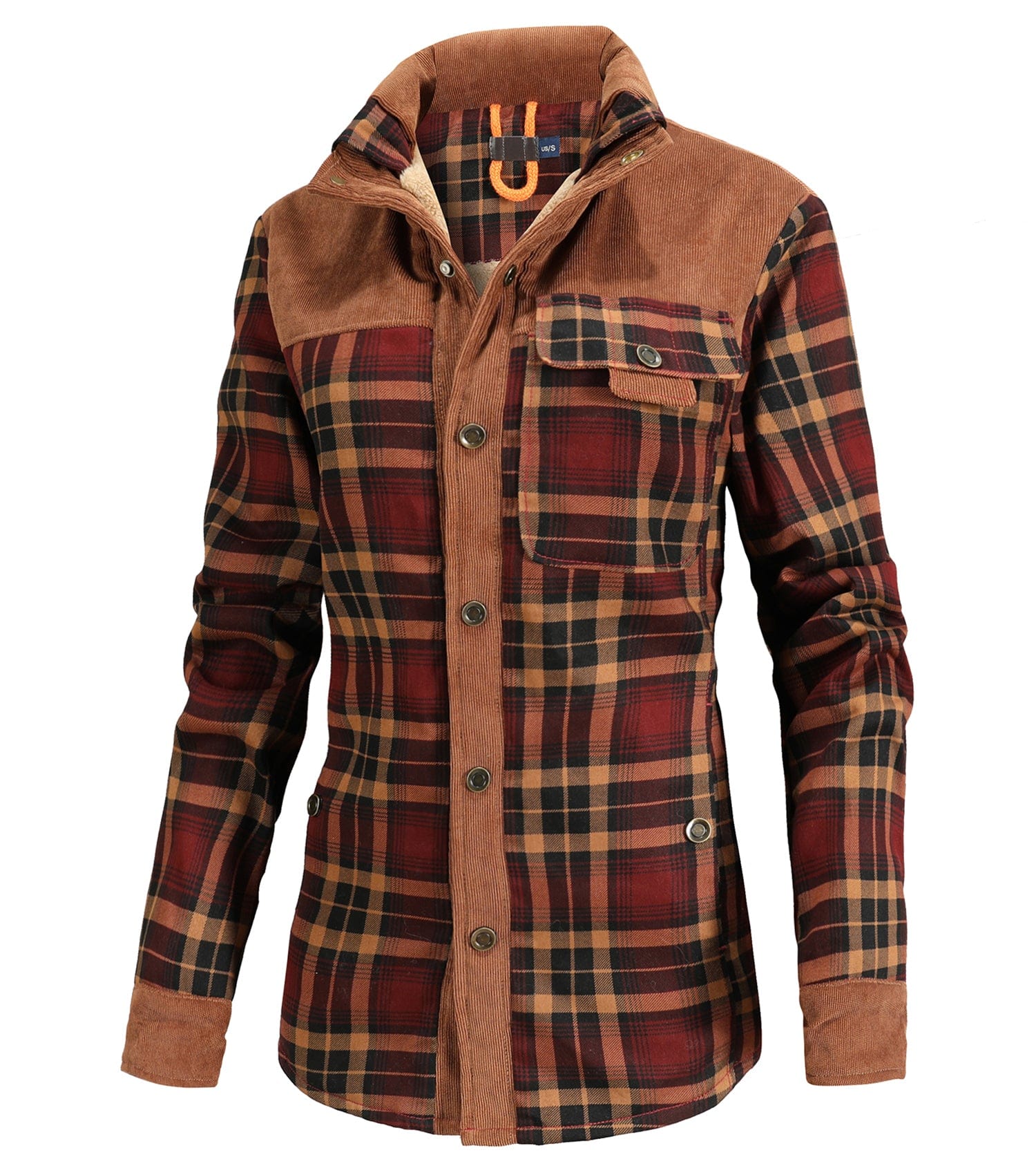 Women's Wanderer Jacket – Flannel Shirt Jacket – Faux Fur-Lined Plaid Cole Hampton