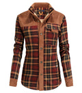 Women's Wanderer Jacket – Flannel Shirt Jacket – Faux Fur-Lined Plaid Cole Hampton