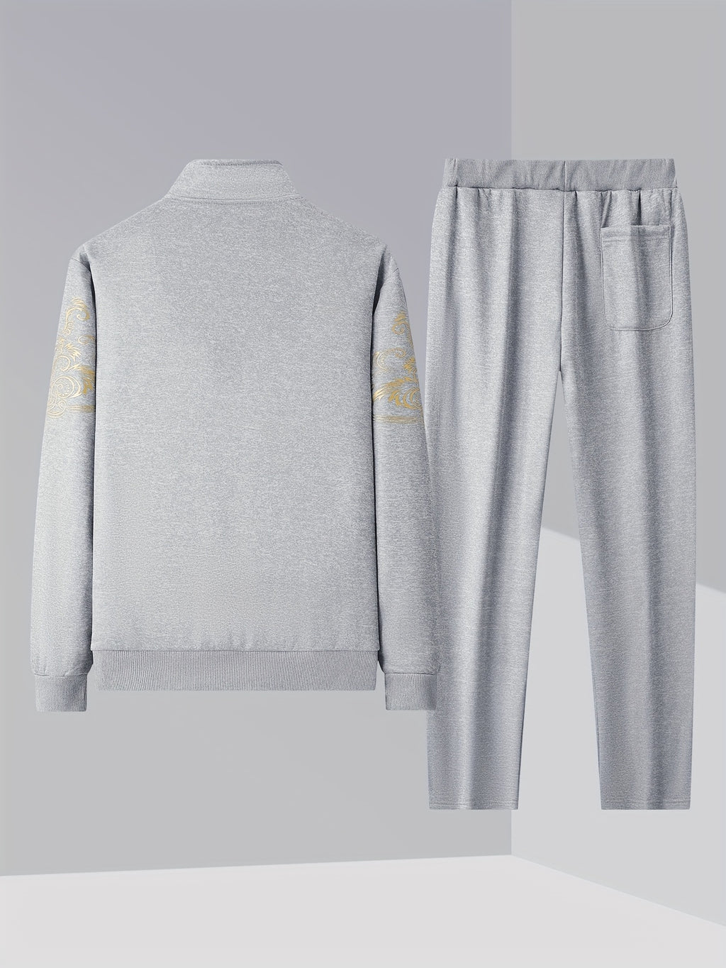 Spring And Autumn Style Men'S Zipper Open Cardigan Sports Suit Cole Hampton
