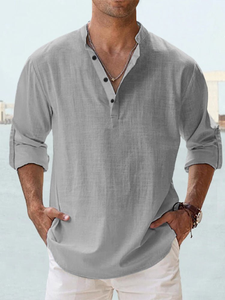 Jonas | Men's Casual Linen Summer Shirt Cole Hampton