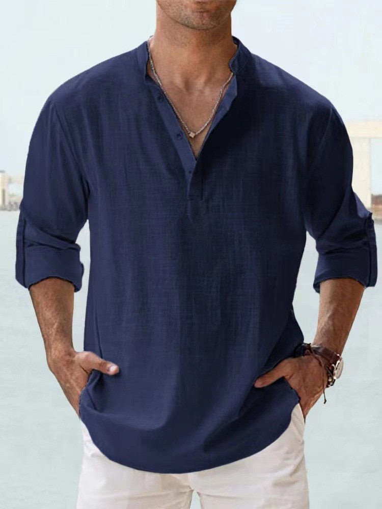 Jonas | Men's Casual Linen Summer Shirt Cole Hampton